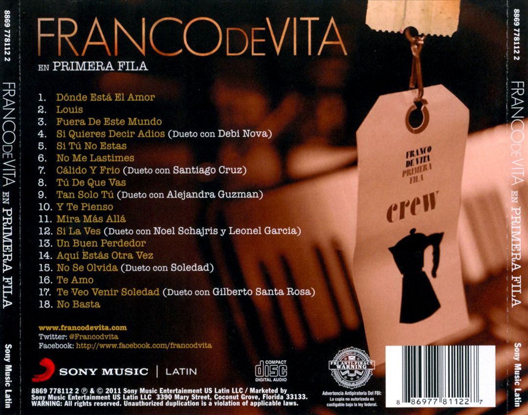 Primera Fila cover art