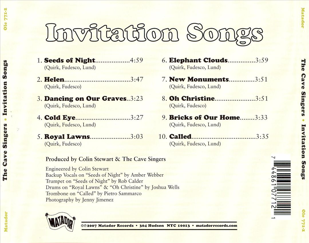 Invitation Songs cover art