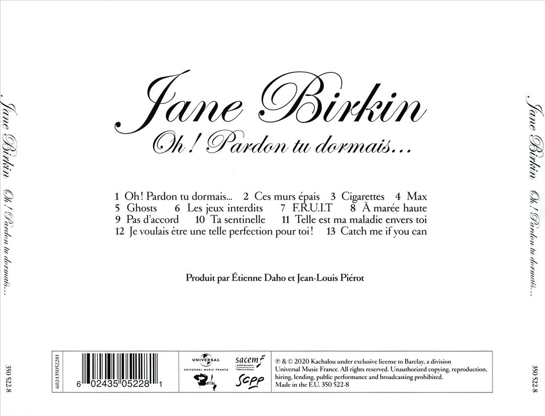 Oh! Pardon tu Dormais… cover art