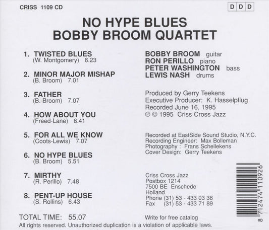 No Hype Blues cover art