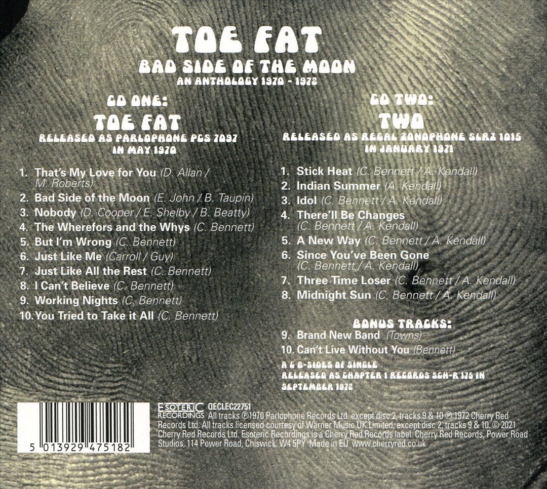 Bad Side of the Moon: An Anthology 1970-1972 cover art