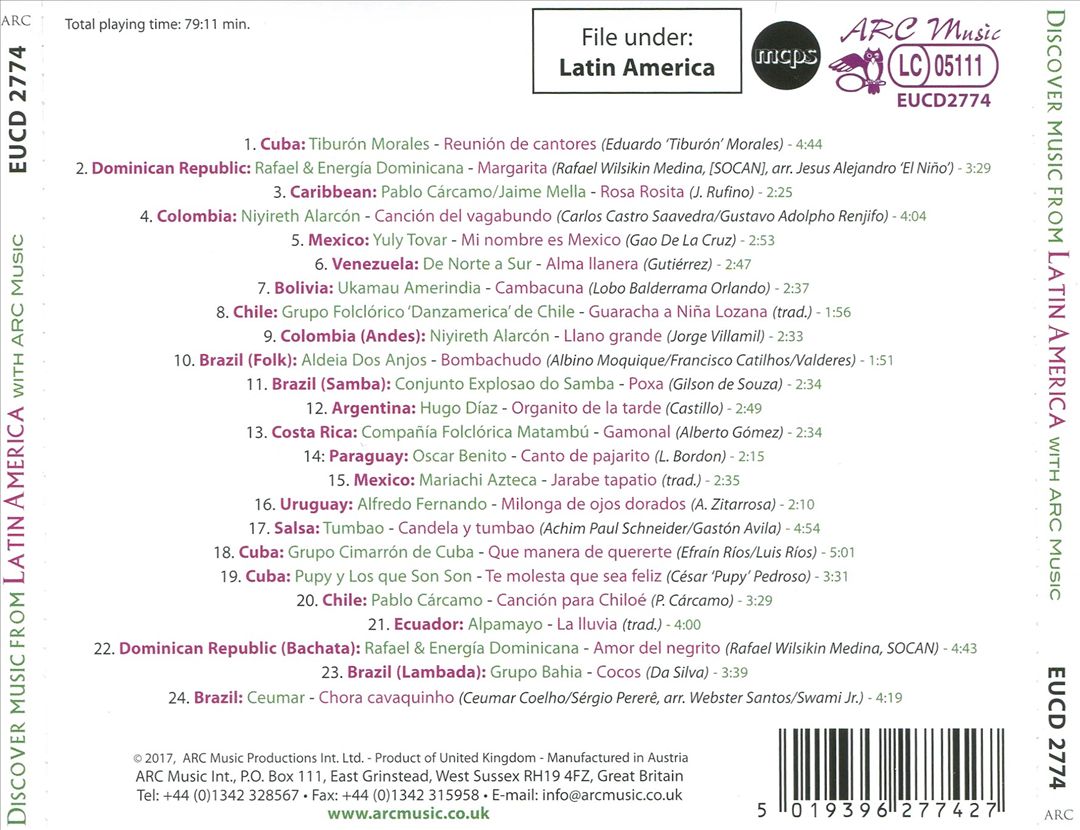 Discover Music From Latin America cover art