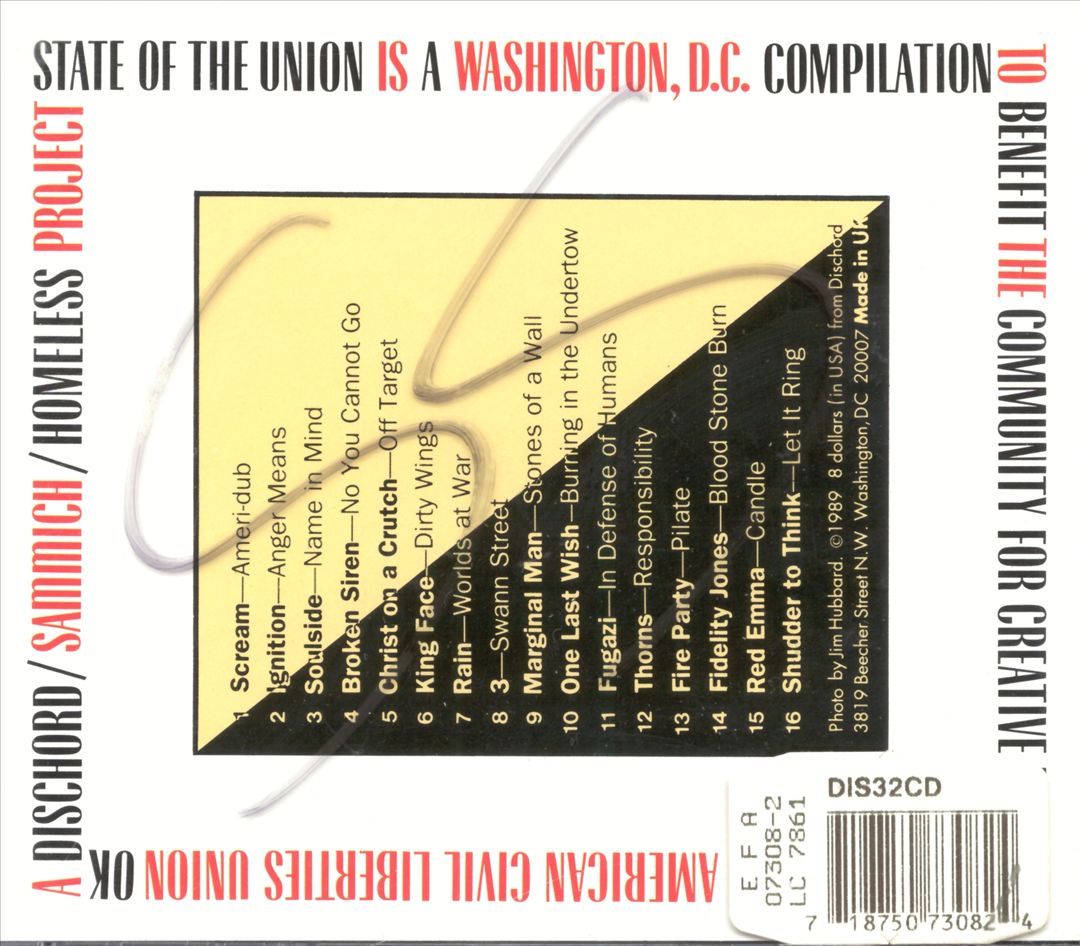 State of the Union: D.C. Benefit Compilation cover art