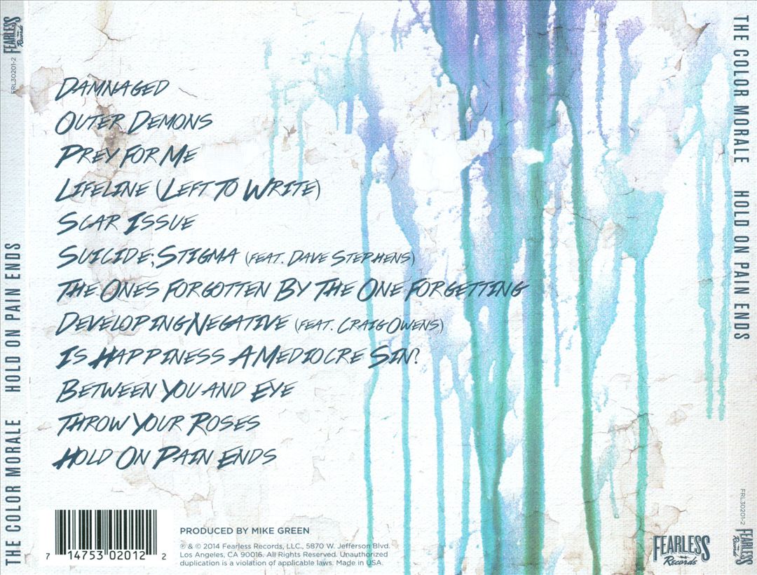 Hold on Pain Ends cover art