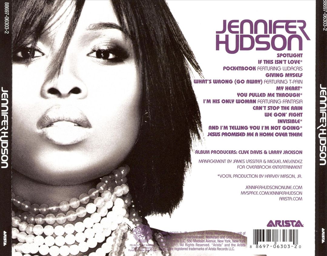Jennifer Hudson cover art