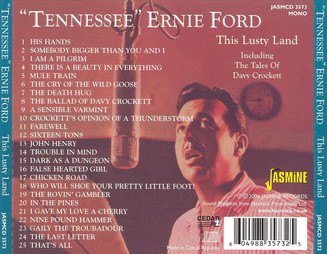 This Lusty Land (Including the Tales of Davy Crockett) cover art
