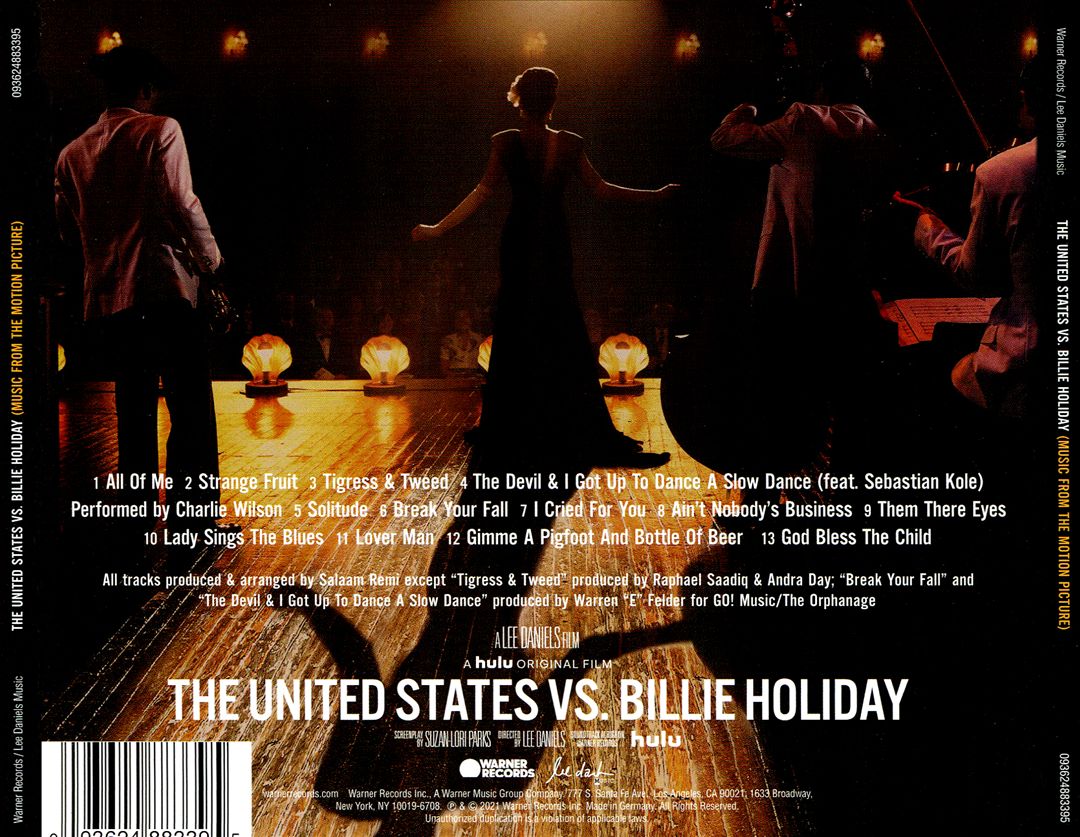 United States vs. Billie Holiday [Music From the Motion Picture] cover art