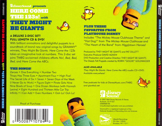 Here Come the 123's [CD/DVD] cover art