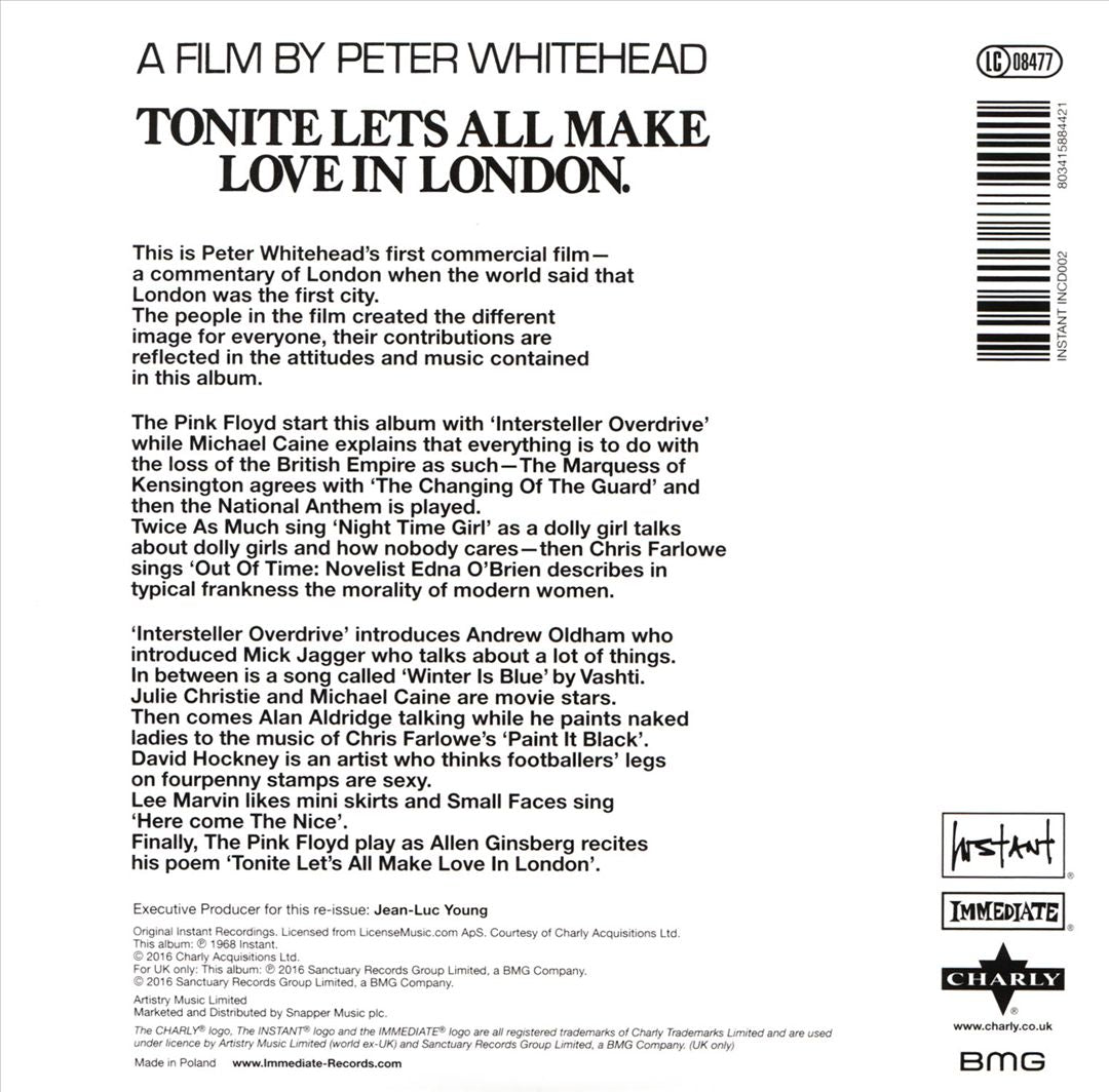 Tonite Let's All Make Love in London [1990] cover art