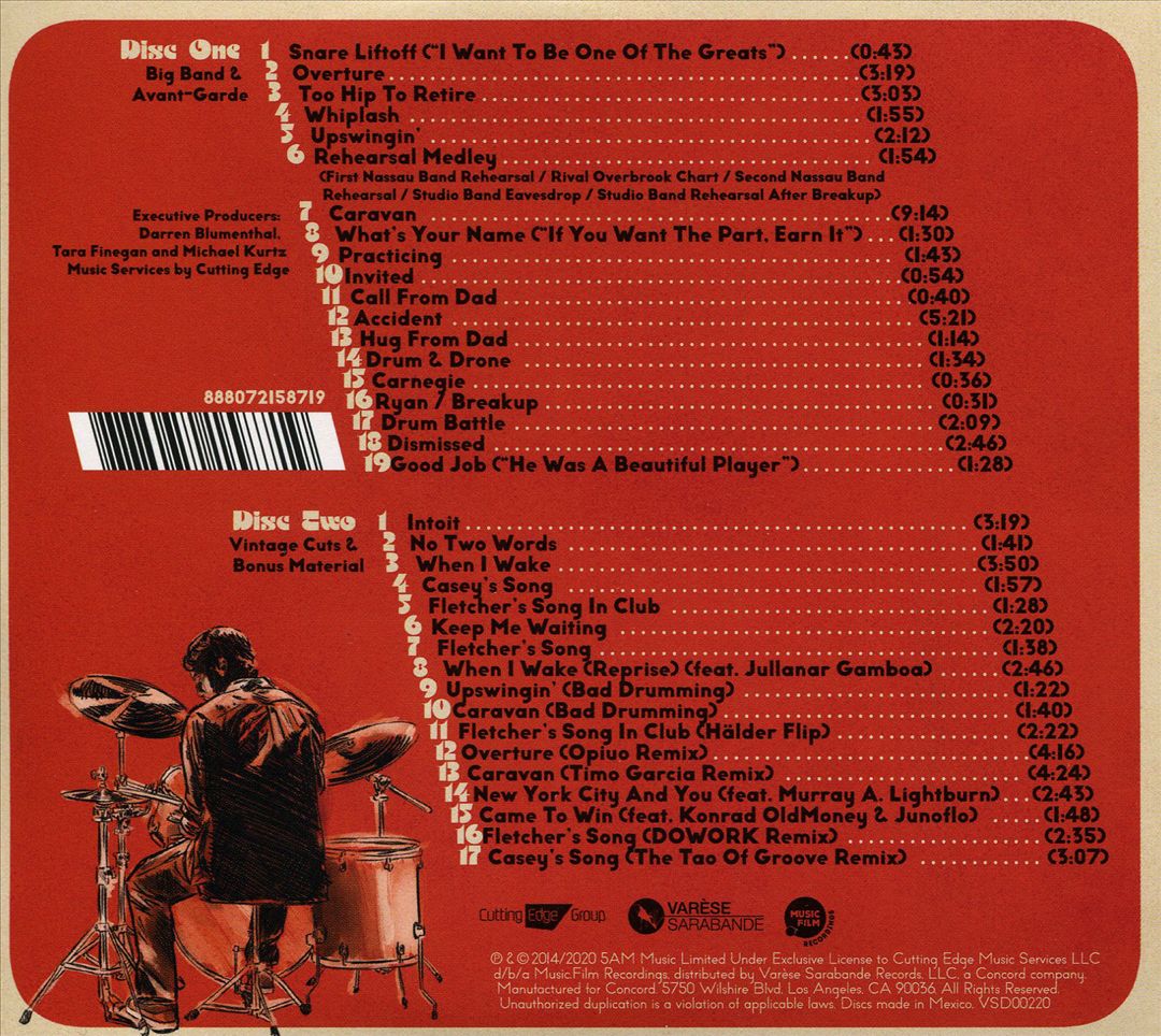 Whiplash [Original Motion Picture Soundtrack] [2 CD] cover art