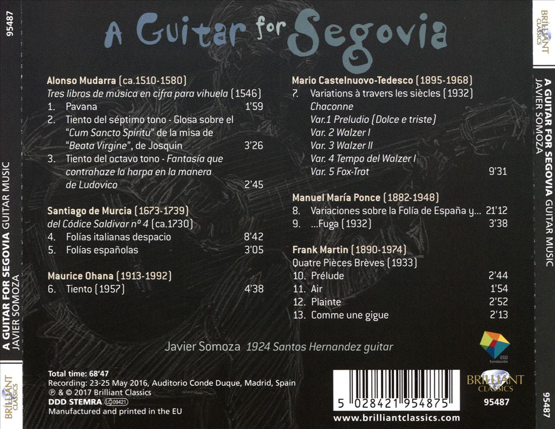 Guitar for Segovia cover art