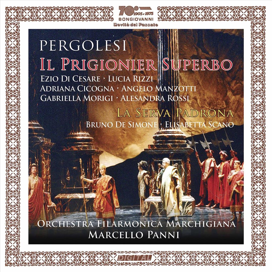 Pergolesi: Il Prigionier Superbo; La Serva Padrona cover art
