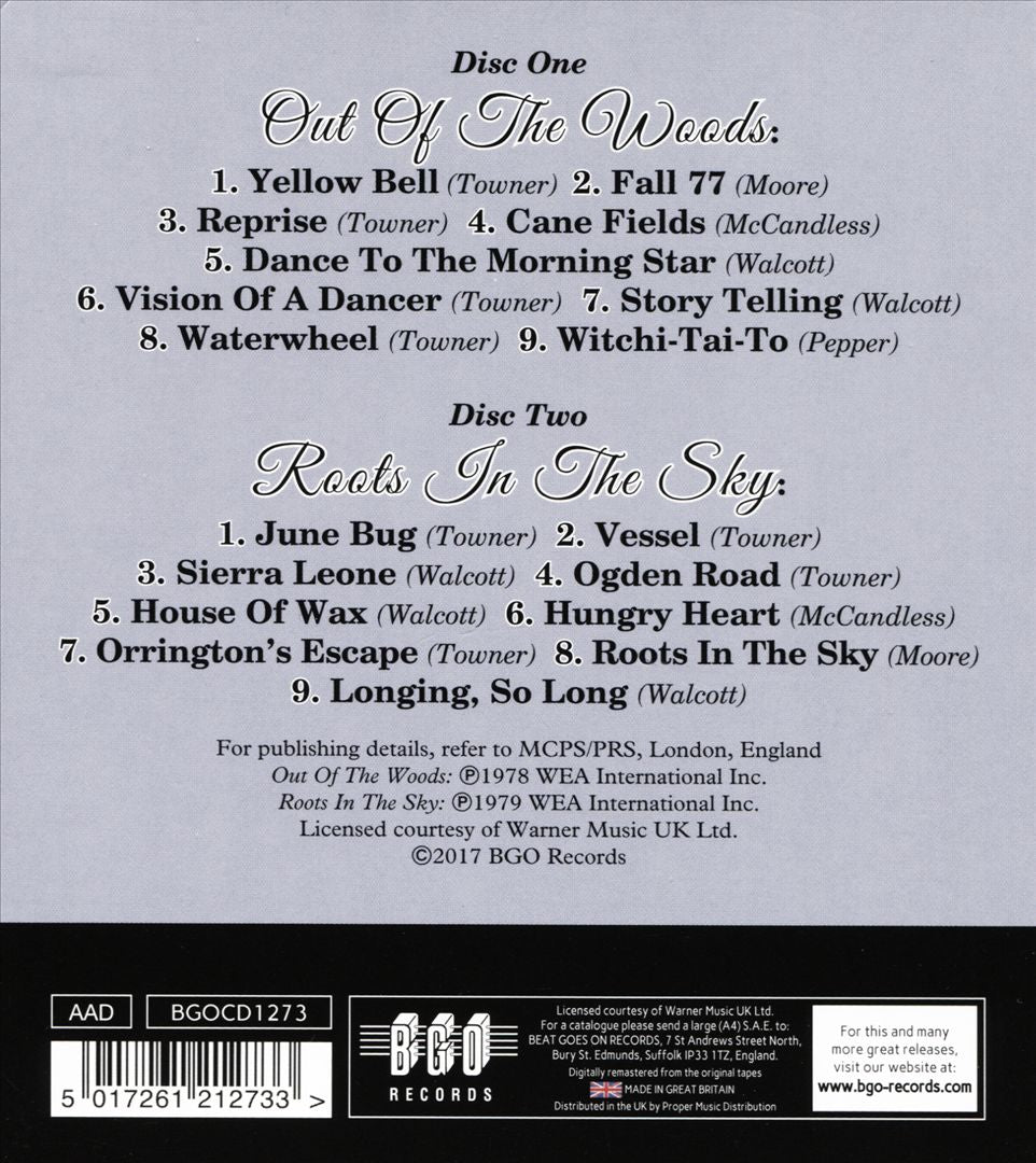 Out of the Woods/Roots in the Sky cover art