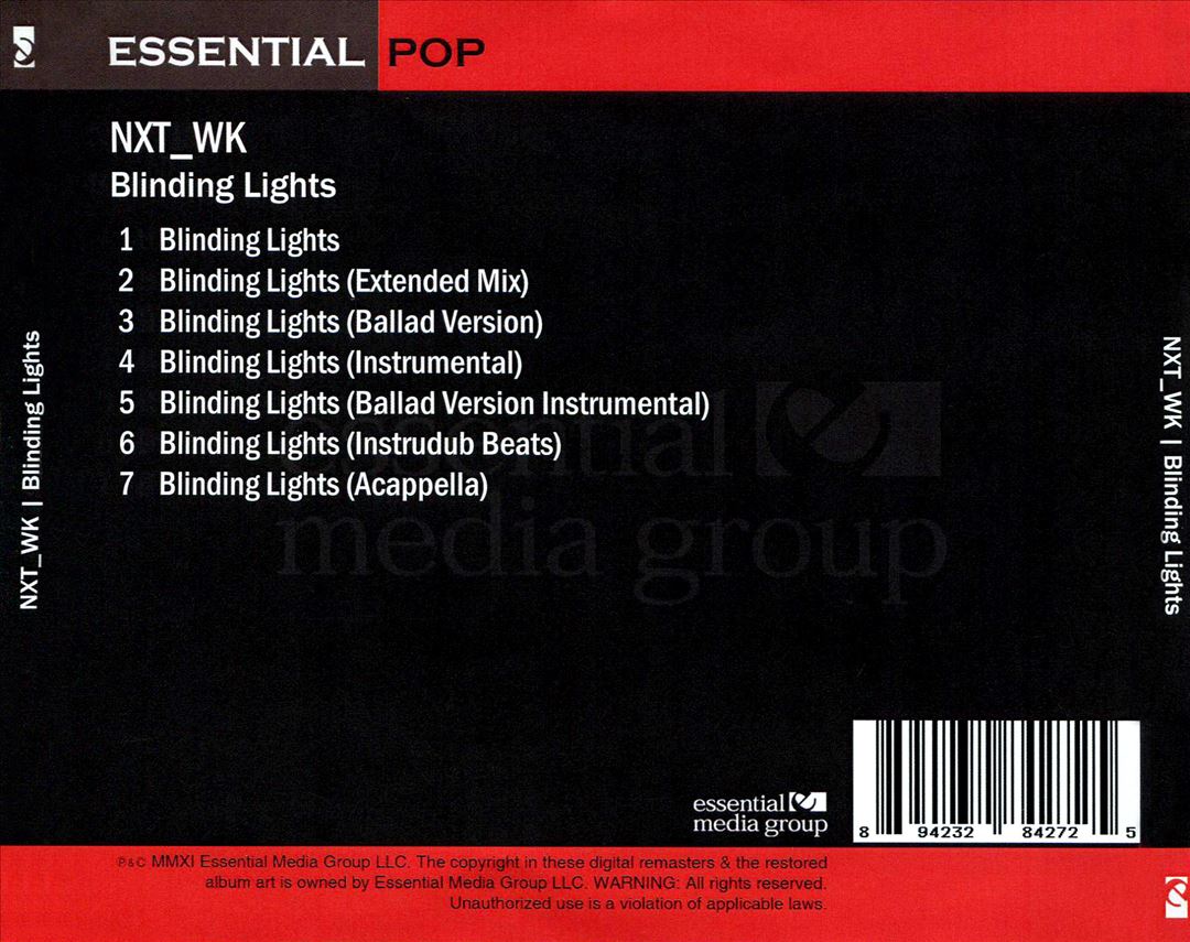 Blinding Lights cover art