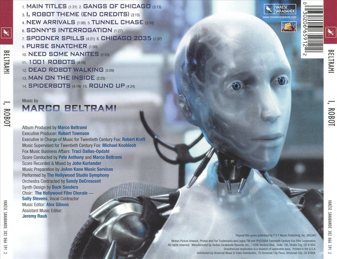 I, Robot [Original Motion Picture Soundtrack] cover art