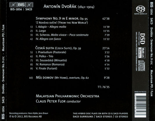 Dvorák: Sympnony No. 9 'From the New World'; Czech Suite; My Home cover art