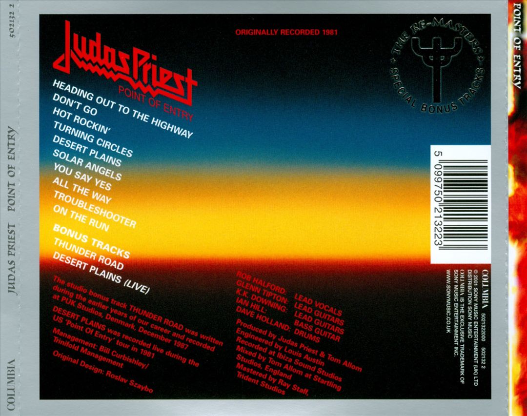 Point of Entry [Holland Bonus Tracks] cover art