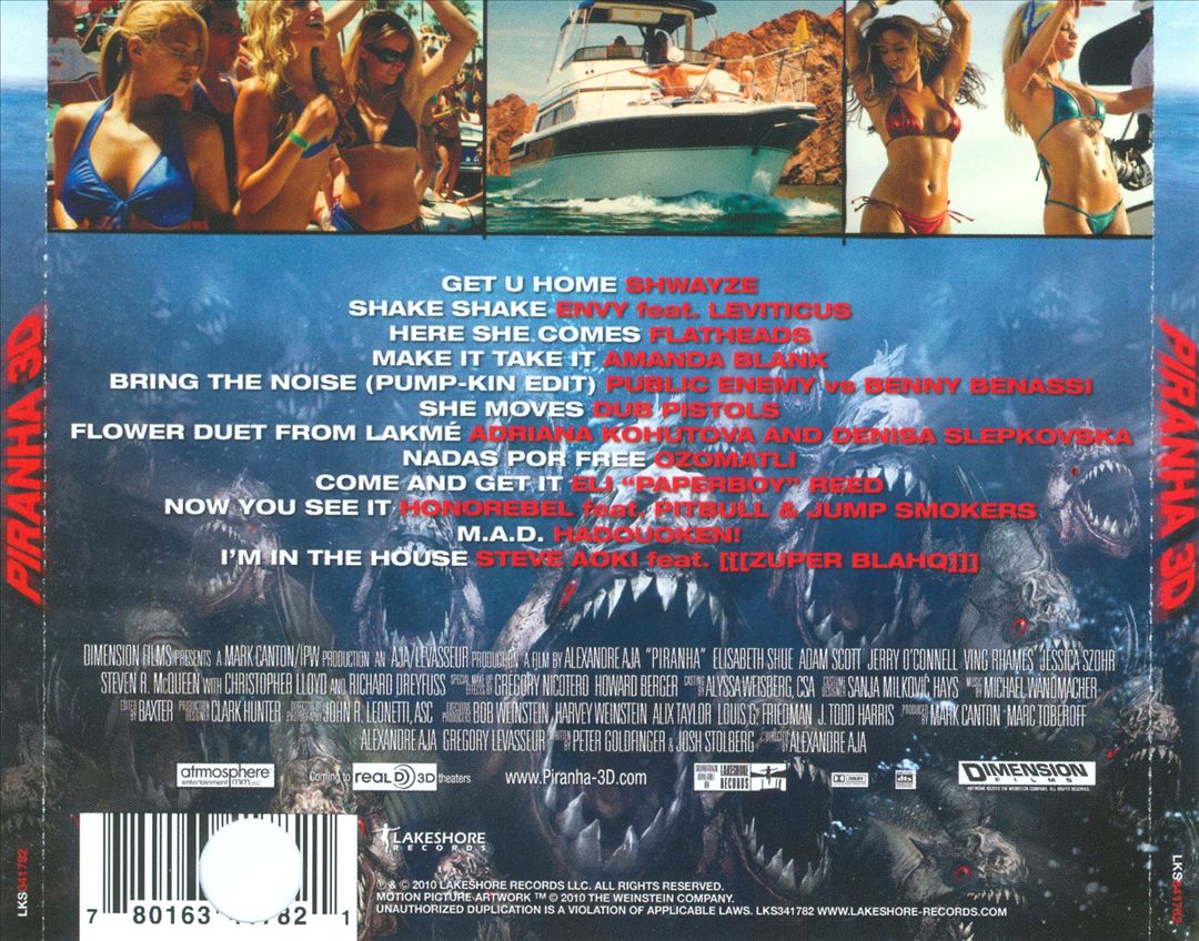 Piranha 3D [Soundtrack] cover art