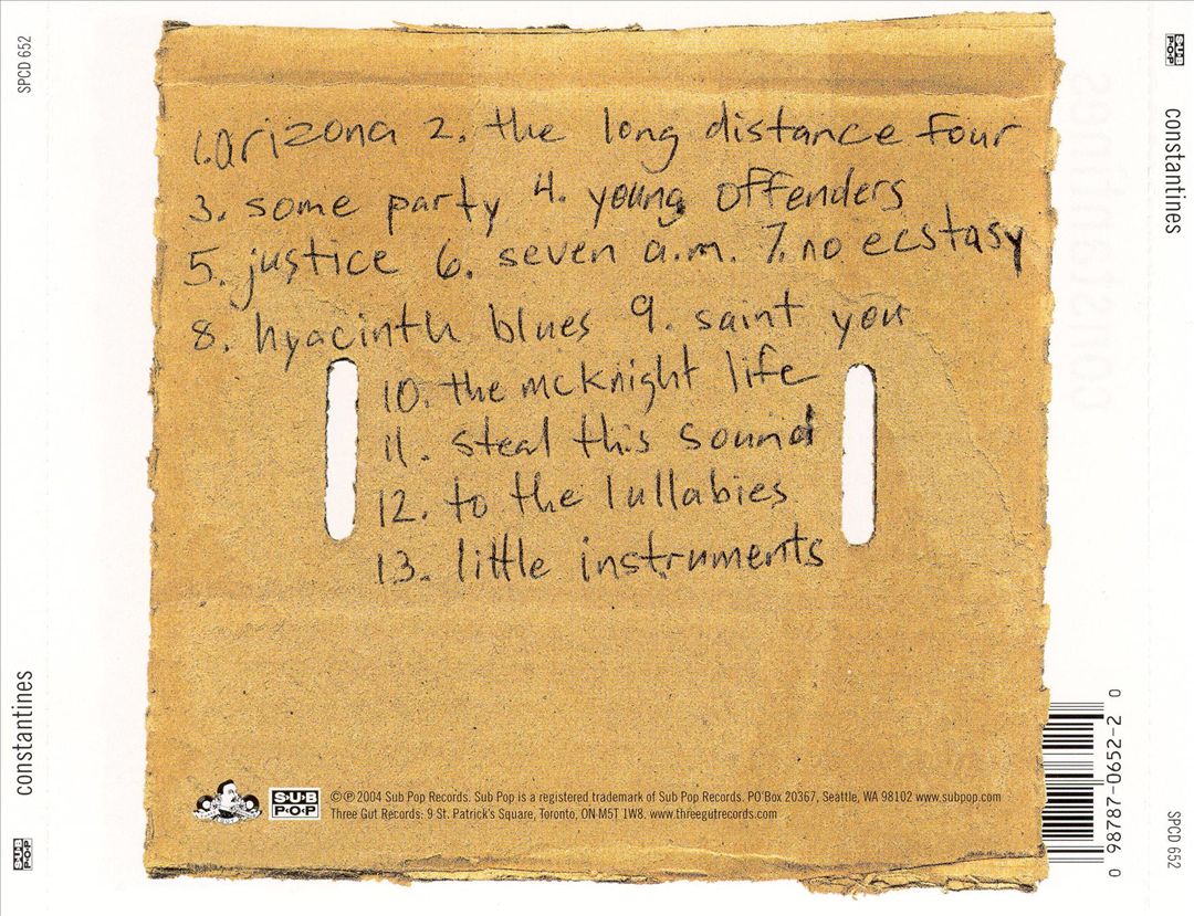 Constantines cover art