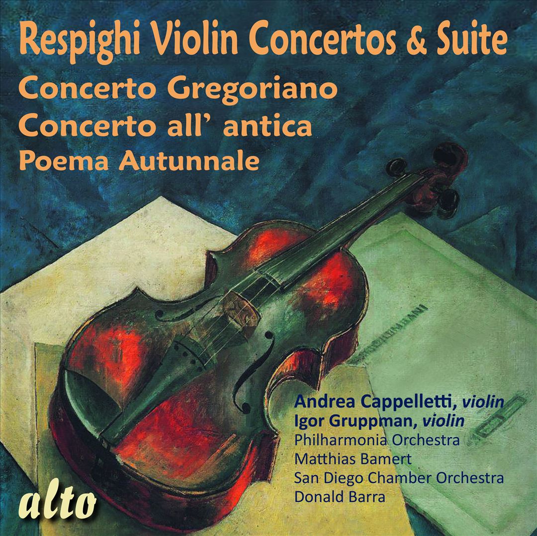 Respighi: Violin Concertos & S cover art