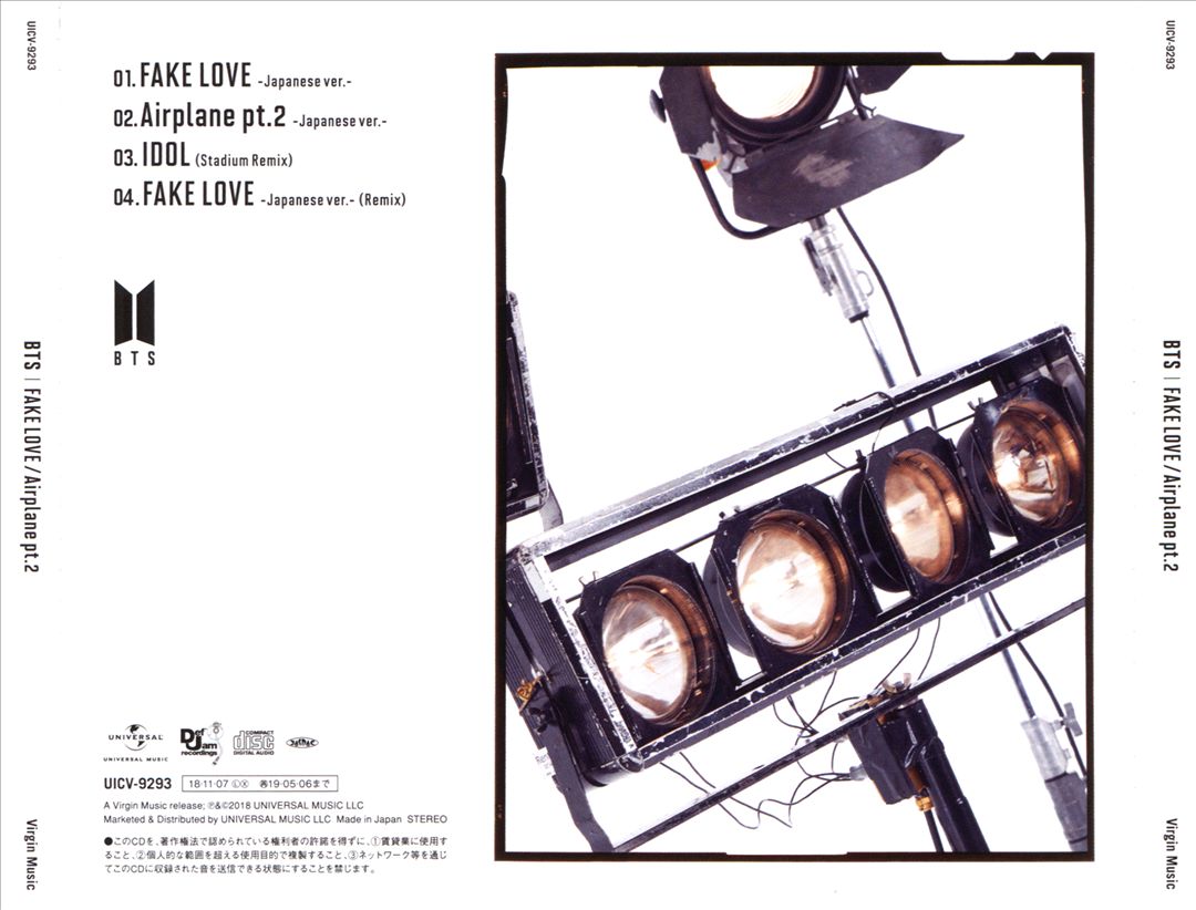 Fake Love/Airplane, Pt. 2 cover art