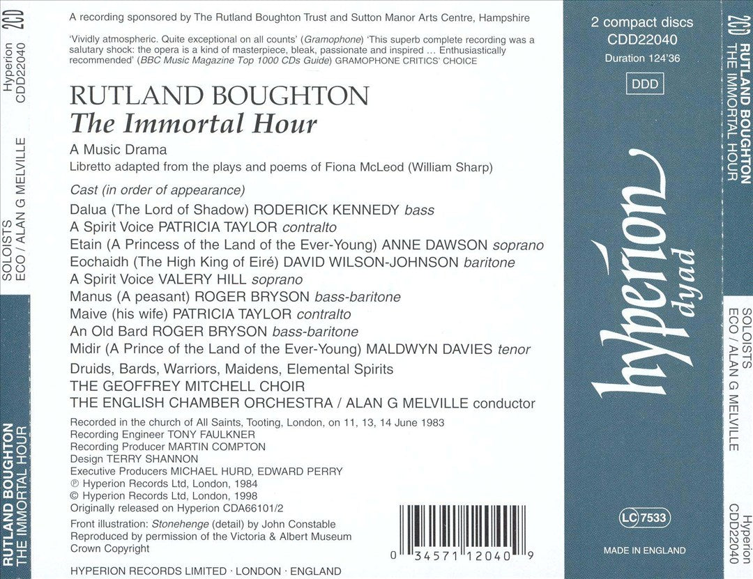Immortal Hour cover art