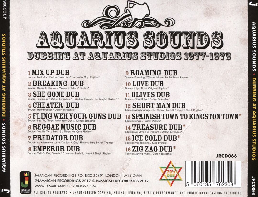 Dubbing at Aquarius Studios 1977-1979 cover art