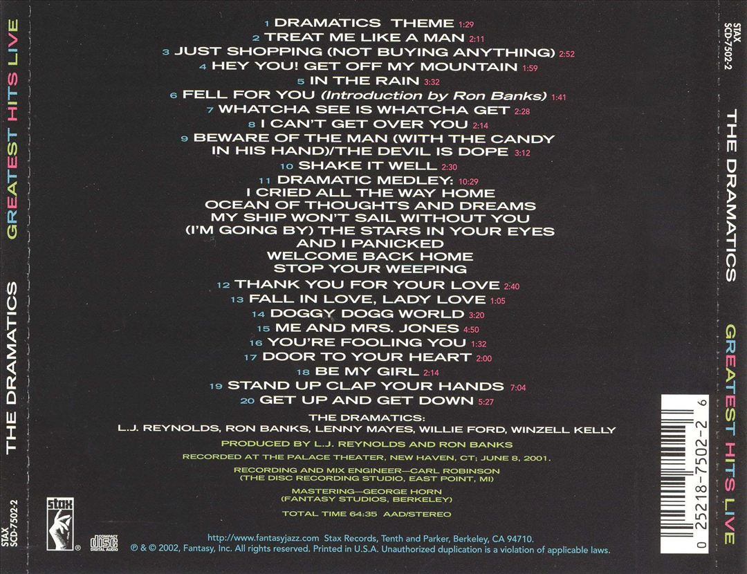 Greatest Hits Live cover art