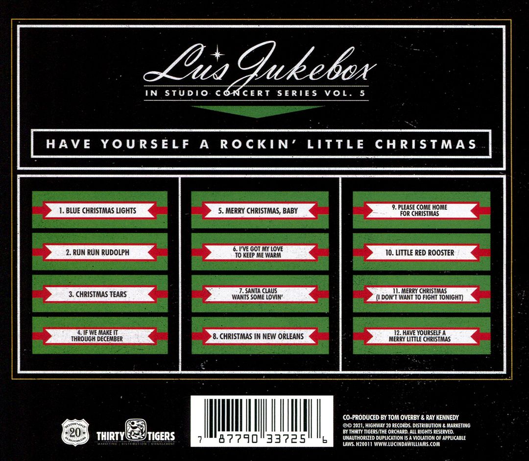 Lu's Jukebox, Vol. 5: Have Yourself a Rockin' Little Christmas With Lucinda cover art