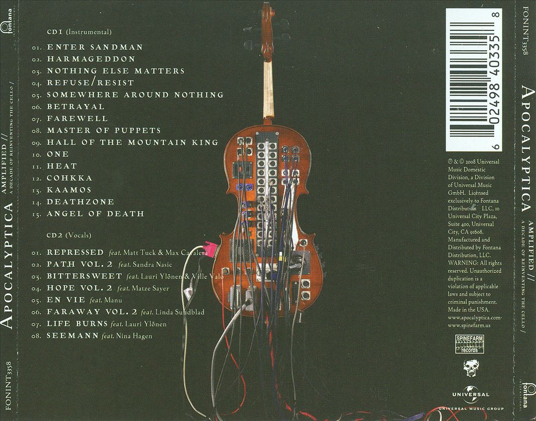 Amplified: A Decade of Reinventing the Cello cover art