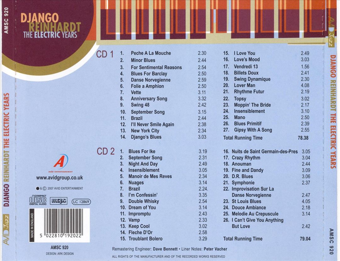 Electric Years cover art