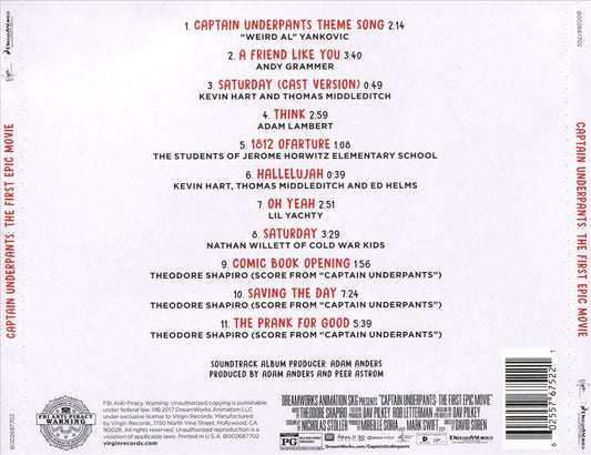 Captain Underpants: The First Epic Movie [Original Motion Picture Soundtrack] cover art