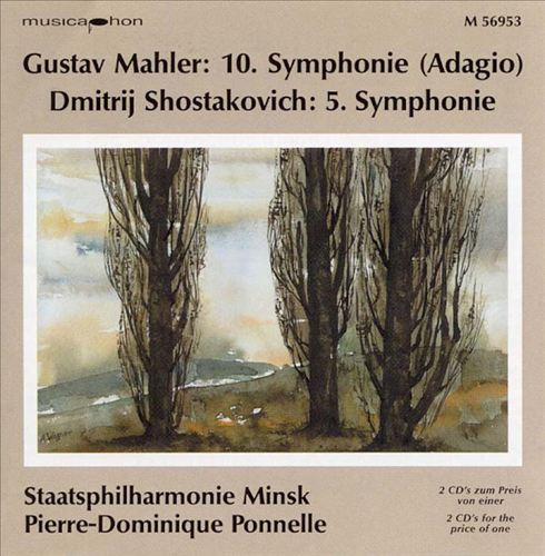 Mahler: Symphony No. 10; Shostakovich: Symphony No. 5 cover art