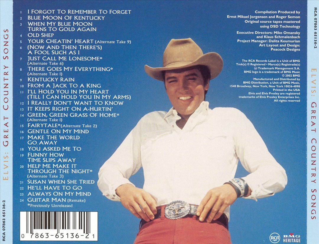 Great Country Songs cover art