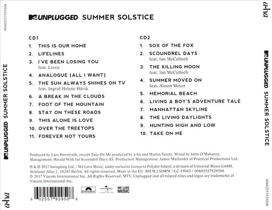 MTV Unplugged: Summer Solstice cover art