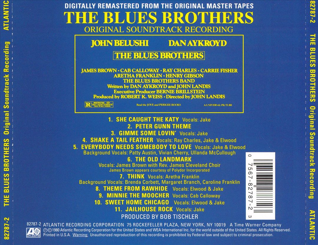 Blues Brothers [Original Soundtrack] cover art