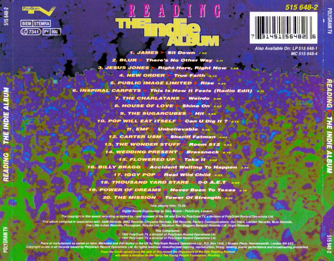 Reading Indie Album cover art