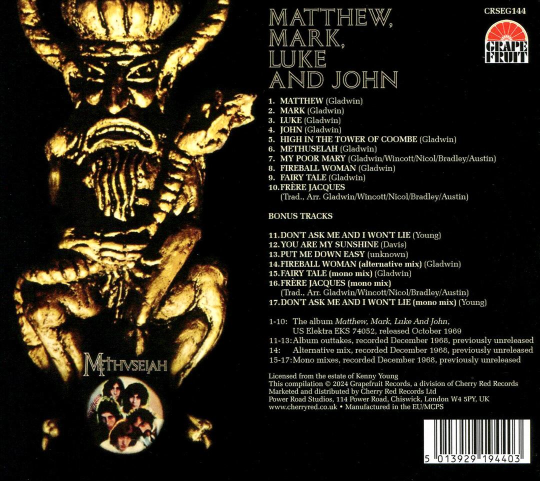Matthew, Mark, Luke and John cover art