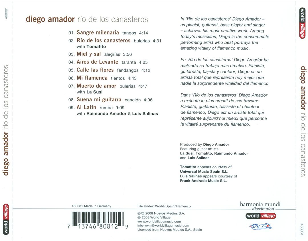 Rio de Los Canasteros cover art