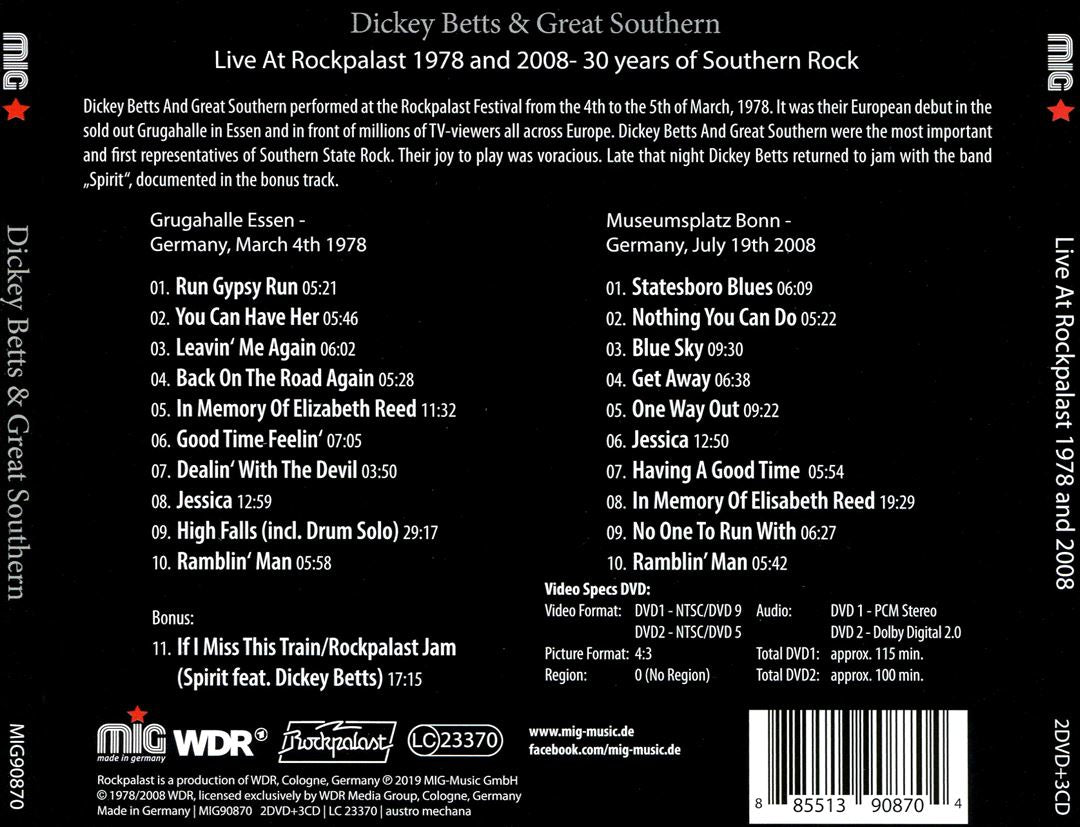 Live at Rockpalast 1978 & 2008  cover art