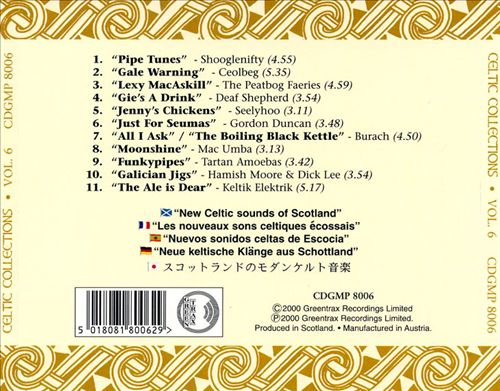Celtic Sounds of Scotland: Celtic Collections, Vol. 6 cover art