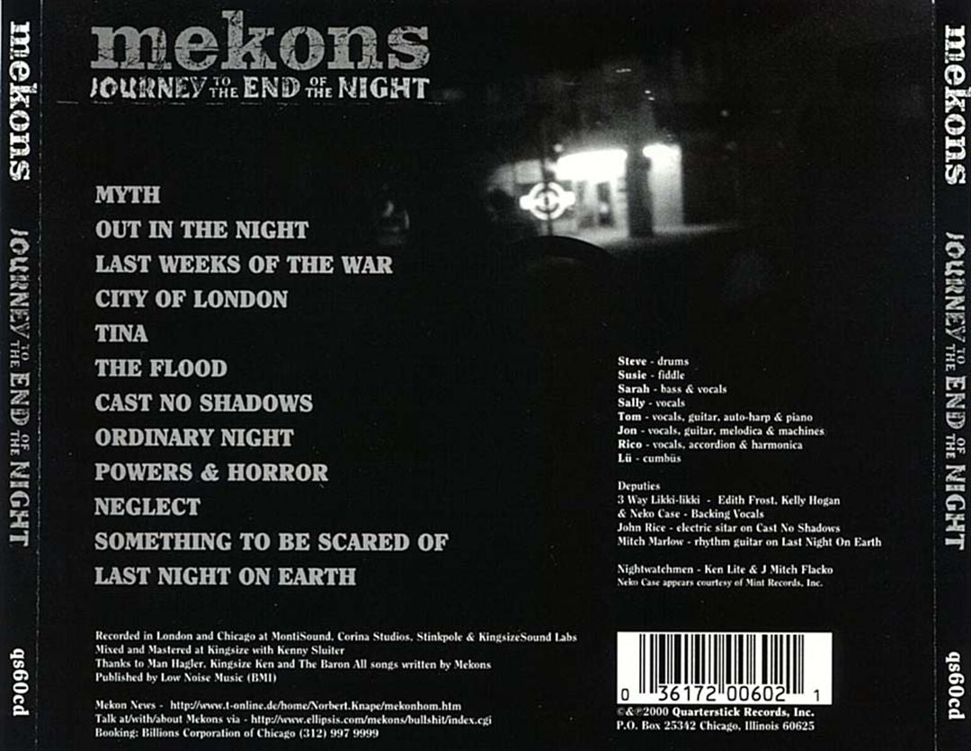 Journey to the End of the Night cover art