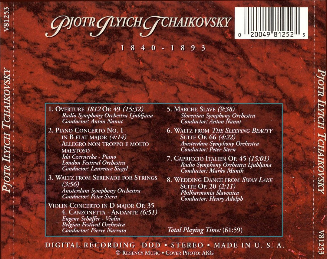 Masterpiece Collection: Tchaikovsky cover art