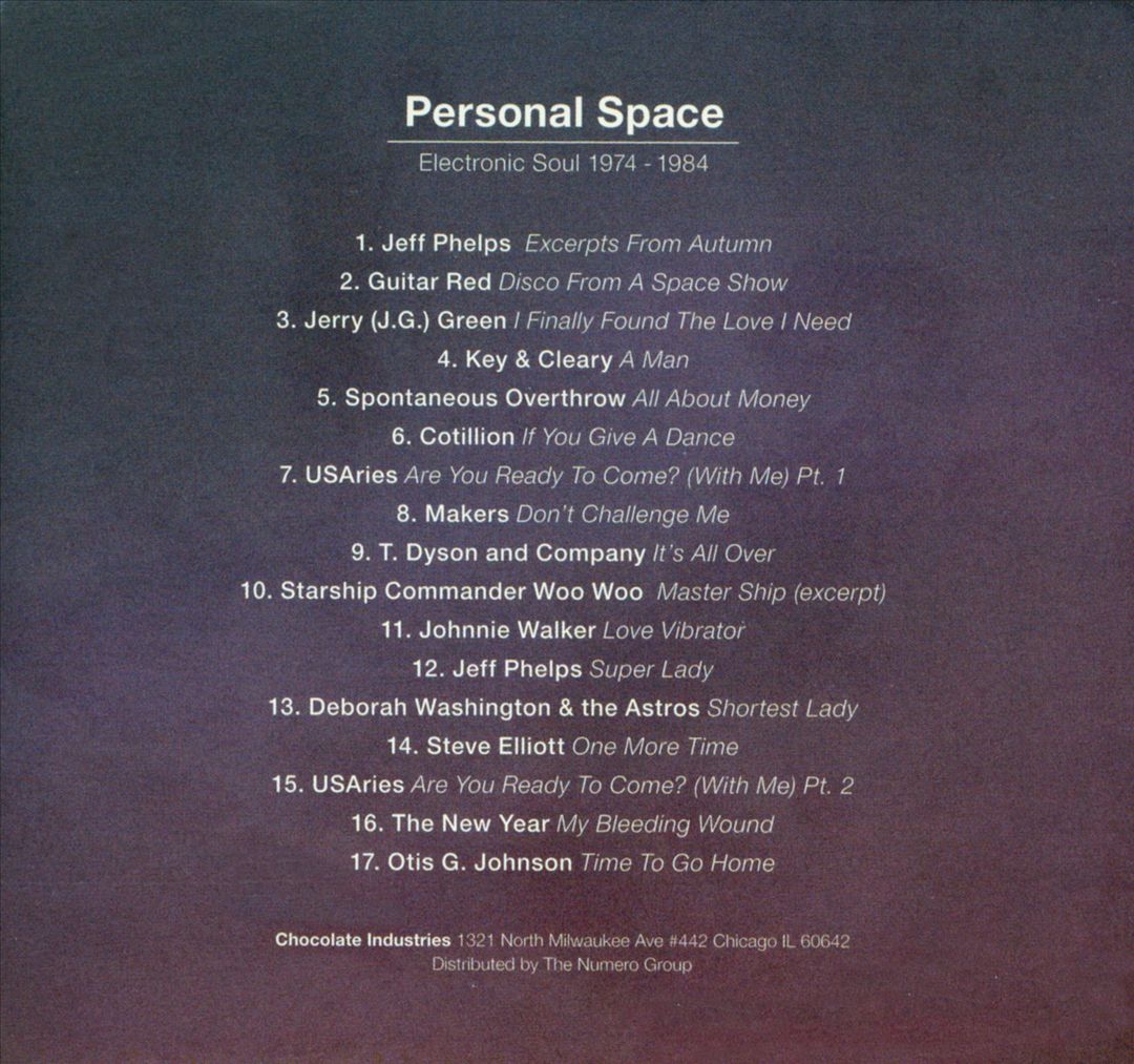 Personal Space: Electronic Soul 1974-1984 cover art