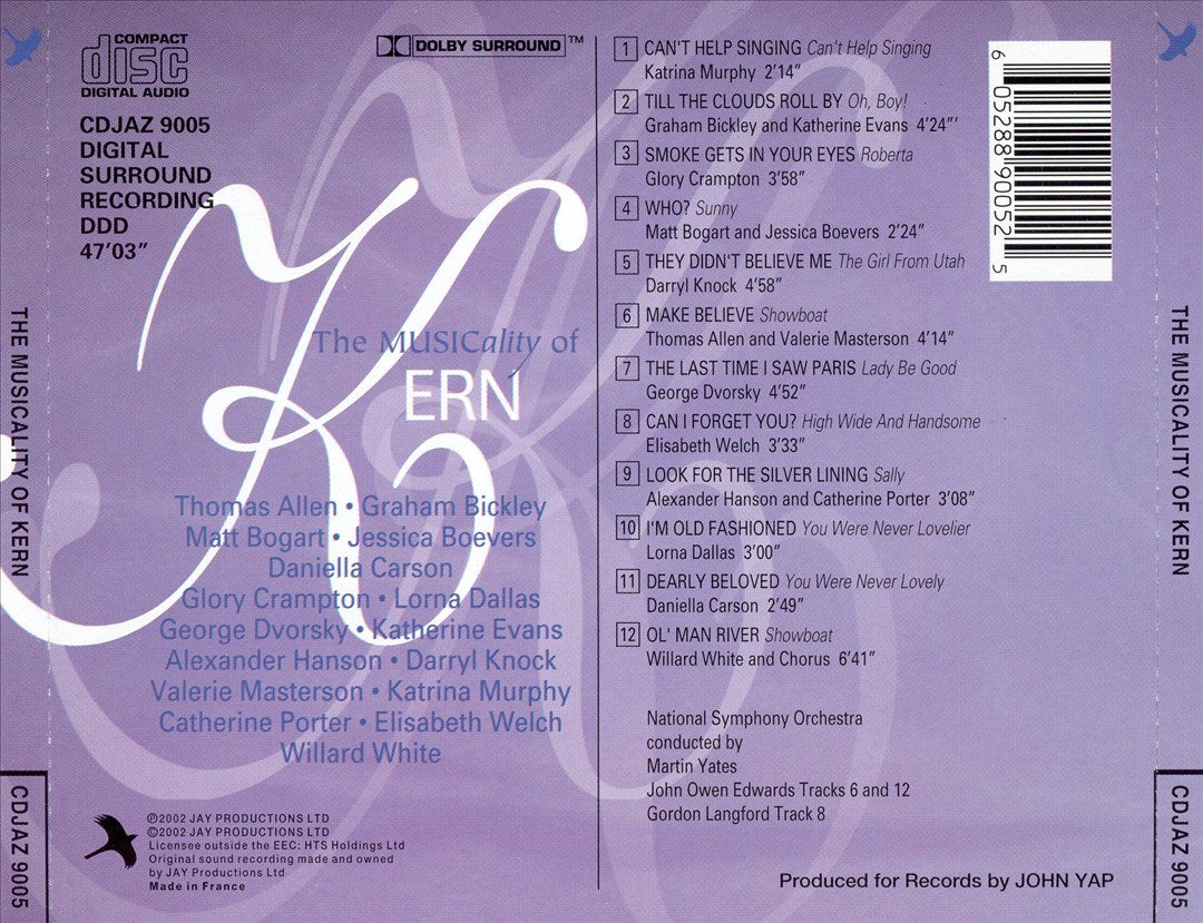 Musicality of Kern cover art