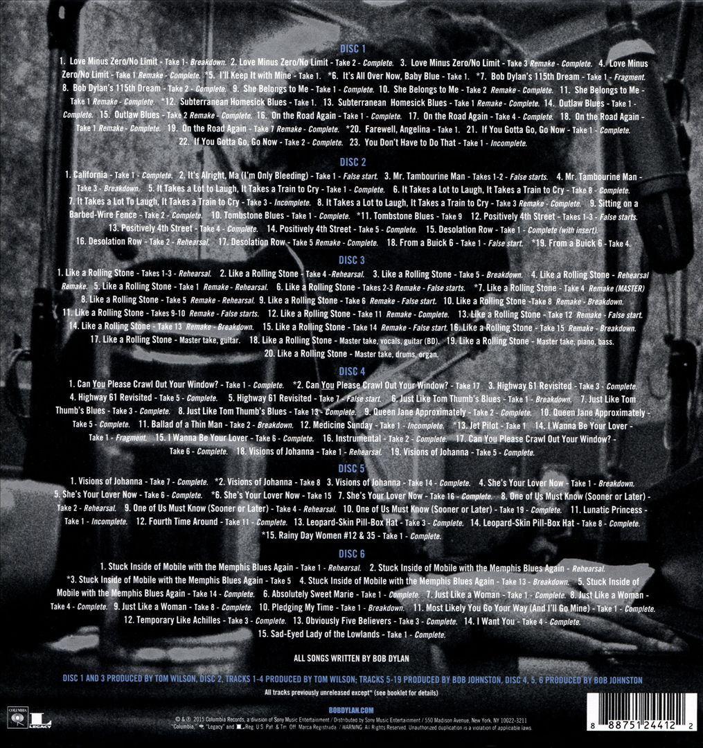 The Bootleg Series, Vol. 12:  The Cutting Edge 1965-1966:  [Deluxe Edition] cover art