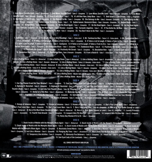 The Bootleg Series, Vol. 12:  The Cutting Edge 1965-1966:  [Deluxe Edition] cover art