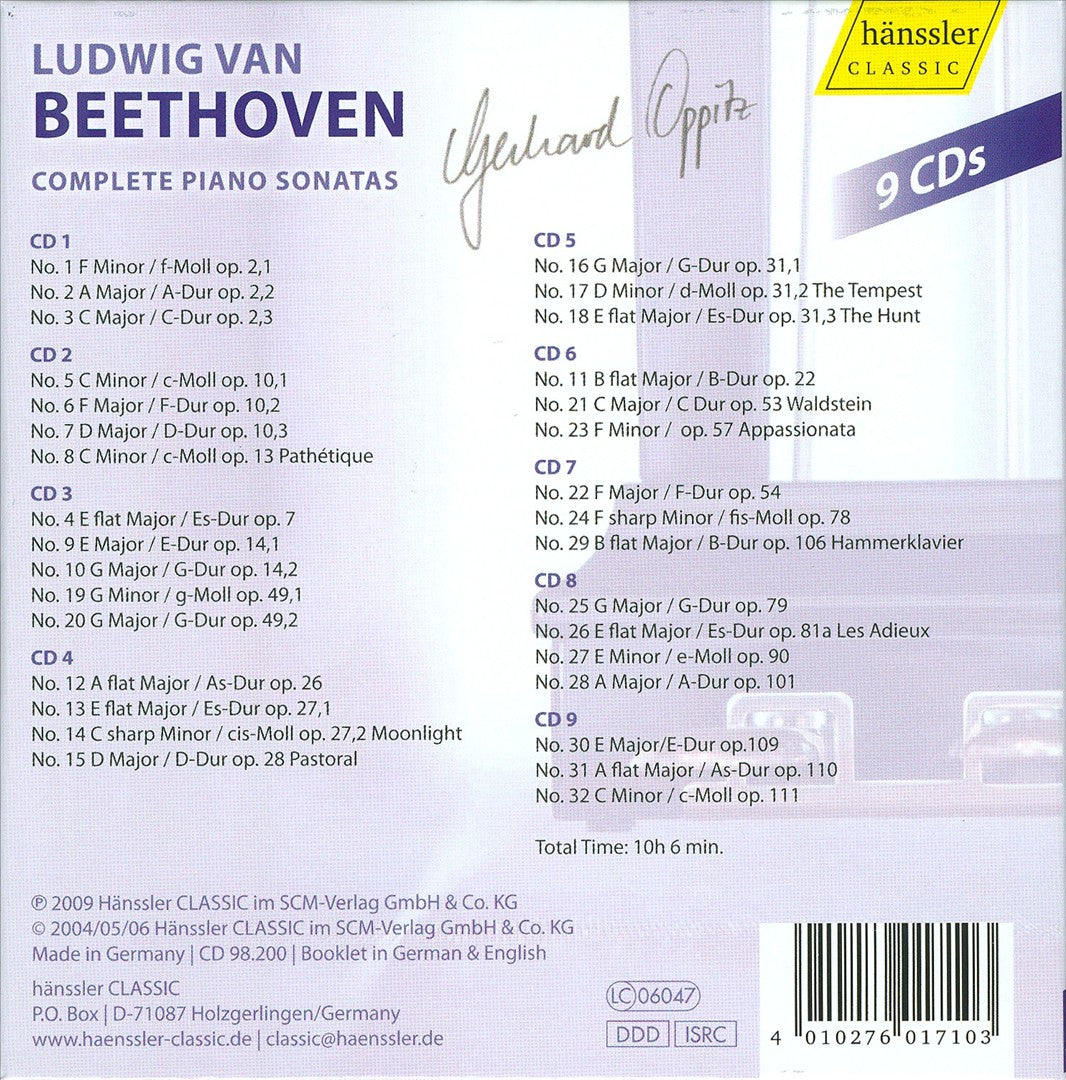 Ludwig van Beethoven: Complete Piano Sonatas cover art