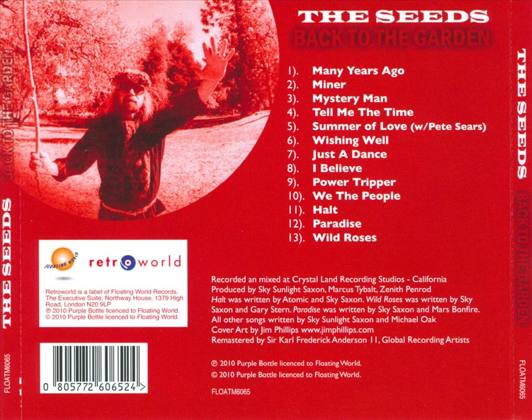 Back to the Garden cover art