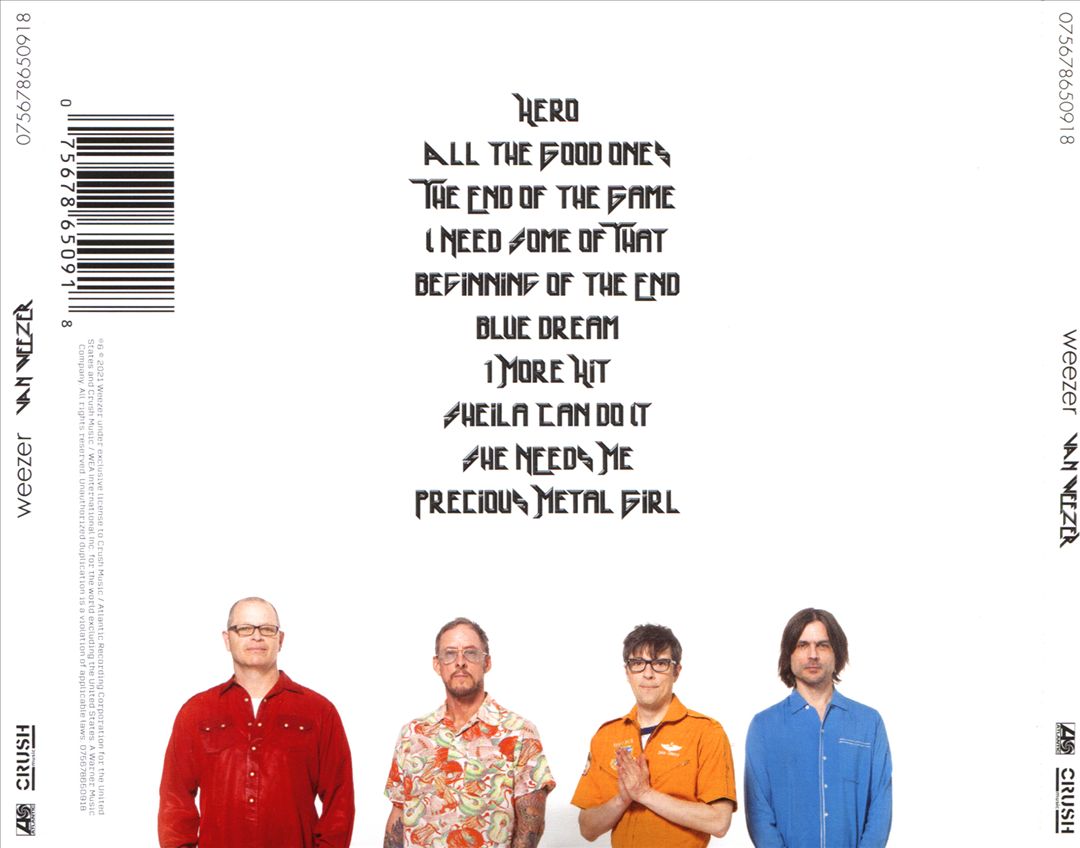 Van Weezer cover art